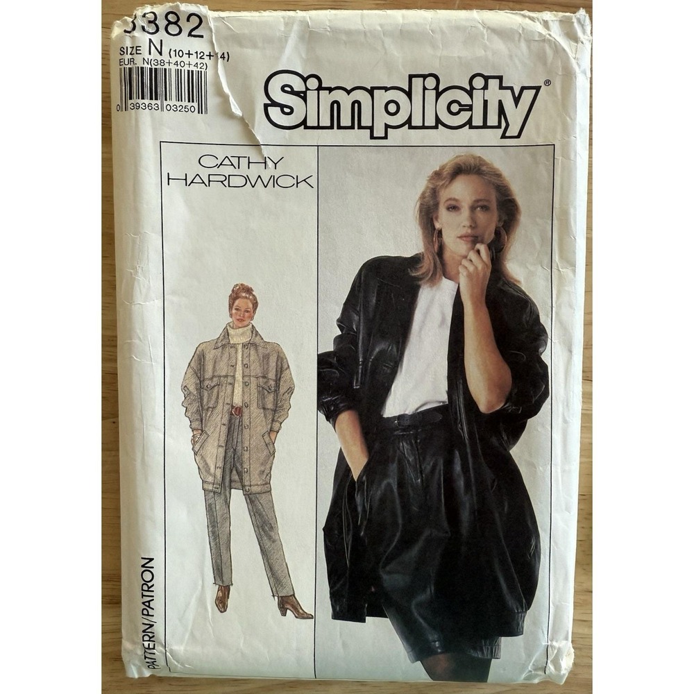 Simplicity Cathy‎ Hardwick Pattern 8382 Misses' Pants Skirt Jacket Size 10-14